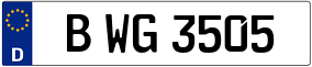 Truck License Plate
